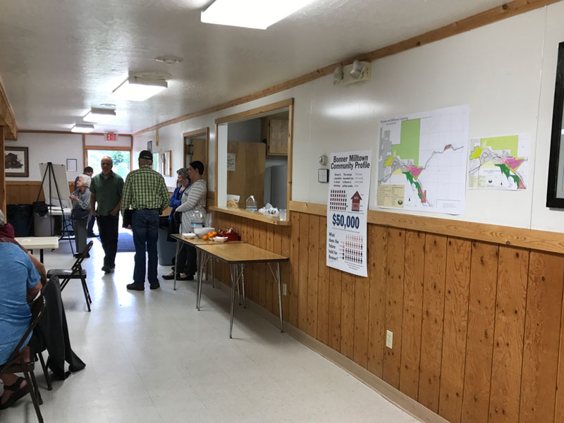 Hellgate Lions Park Bonner Montana: The Event Room offers ample display and serving areas